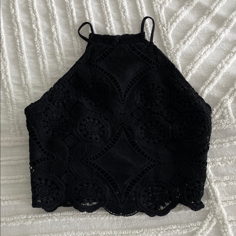 Abercrombie & Fitch Black Lace Camisole